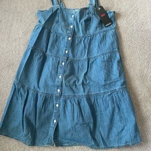 Button down, denim Levi’s BNWT dress womens size xl